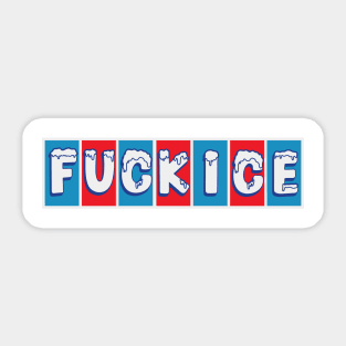 F ICE Sticker